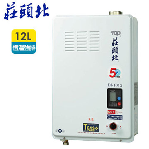 莊頭北 12L 恆溫強排熱水器